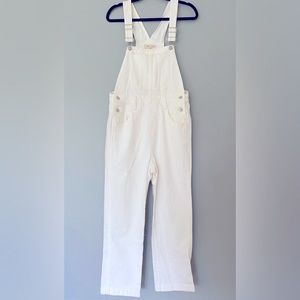 Madewell Straight-Leg Overalls in Tile White